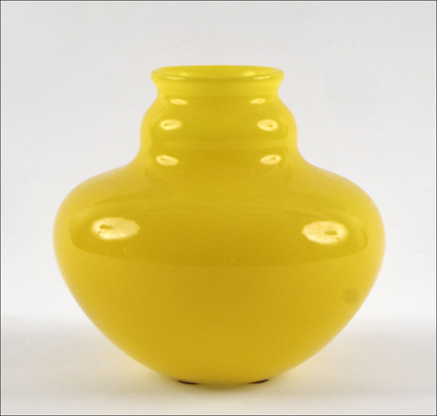 DANIEL LOTTON MANDARIN YELLOW GLASS 1783ea