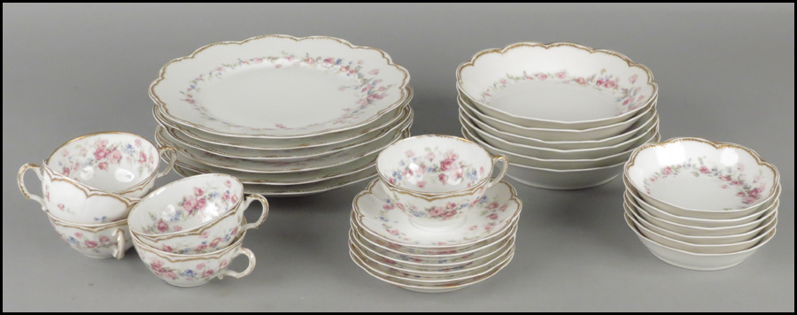 HAVILAND LIMOGES PORCELAIN DINNER