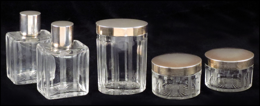 CUT GLASS VANITY SET Comprised 178445