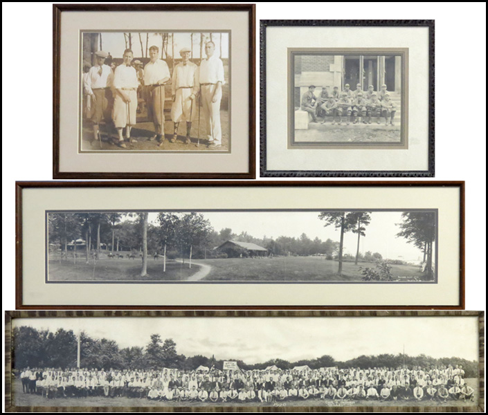 GROUP OF FOUR FRAMED PHOTOGRAPHIC