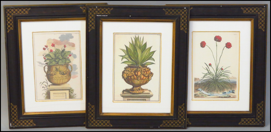 GROUP OF SIX FRAMED 20TH CENTURY