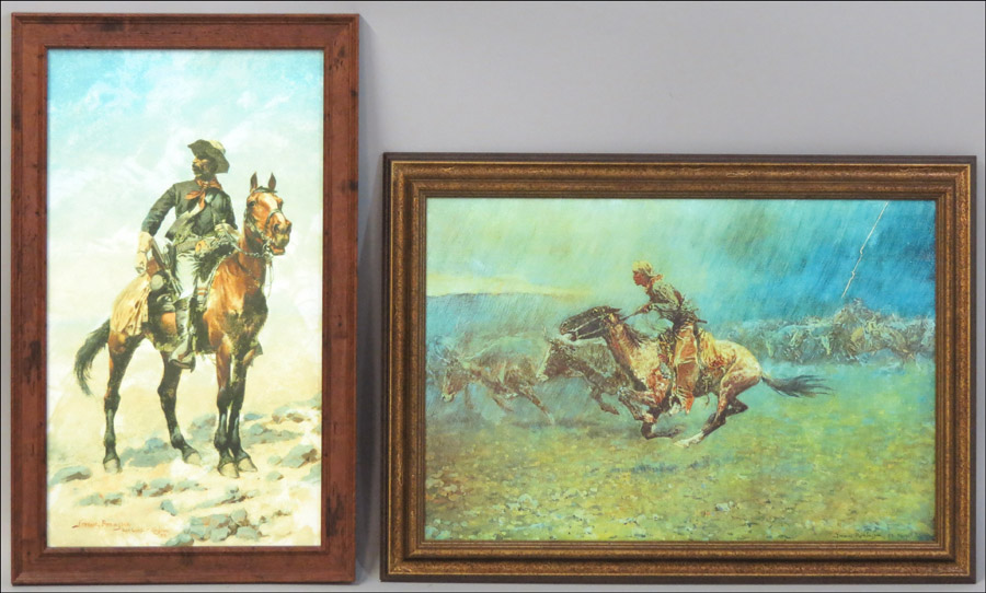 GROUP OF TWO FRAMED GICLEE PRINTS 1784bc