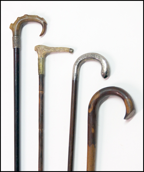 FOUR WALKING STICKS Comprise of 1784fc