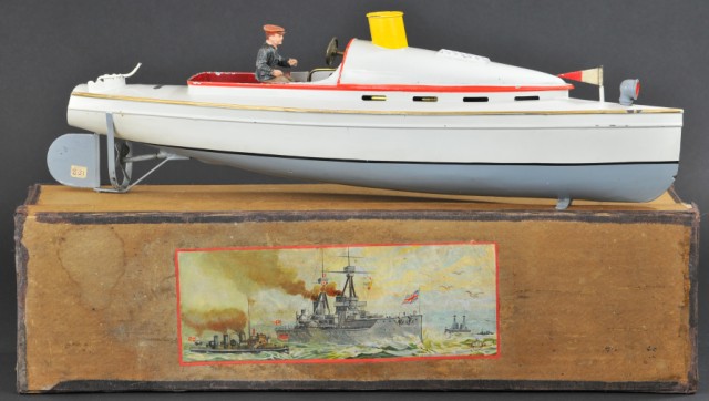 BING BOXED SPEEDBOAT 155 35 Germany 17852e