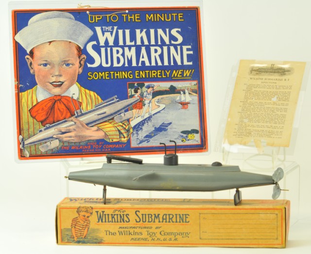 WILKENS WOODEN SUBMARINE Boxed 178569