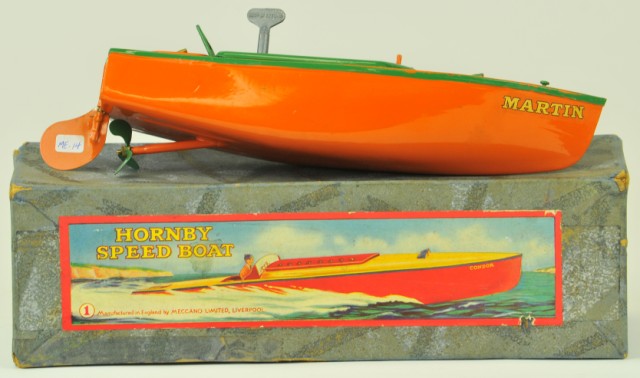 HORNBY BOXED SPEED BOAT England 1785a0
