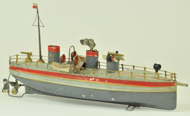 STAUDT GUNBOAT Germany c 1907 includes 1785a2