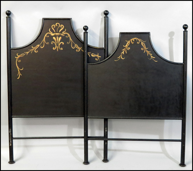 PAIR OF TWIN BEDS. Comprised of two