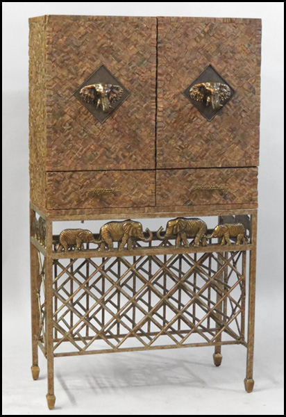 MAITLAND SMITH SAFARI BAR CABINET.