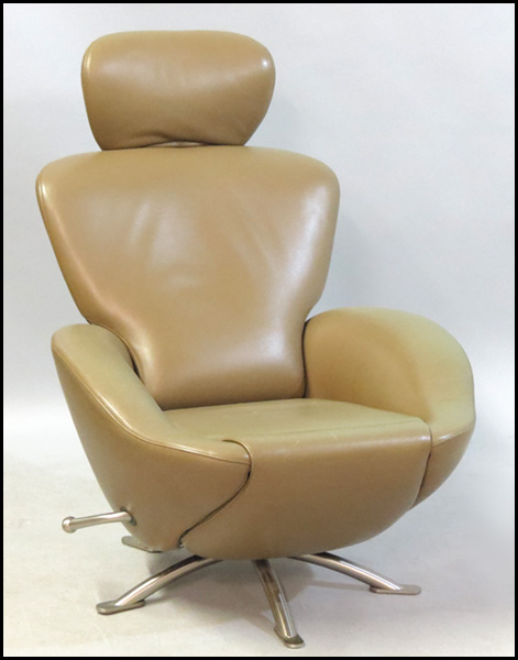 DODO STYLE LEATHER RECLINING CHAIR  17864f