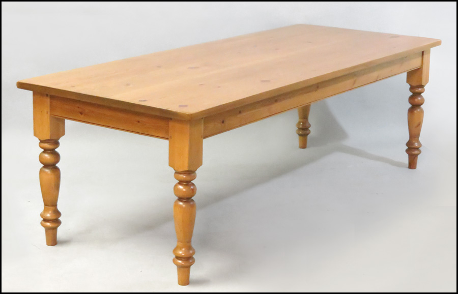 MAPLE HARVEST TABLE. H: 30'' W: