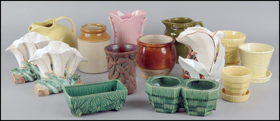 GROUP OF MCCOY POTTERY Comprising 1786cc