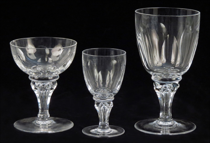 ROYAL LEERDAM CRYSTAL STEMWARE SERVICE