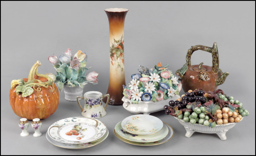 COLLECTION OF LIMOGES PORCELAIN