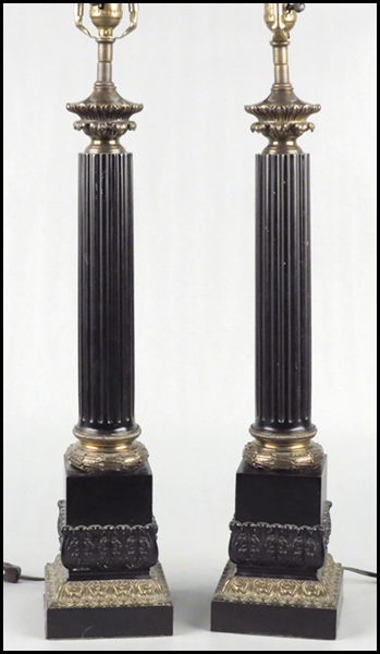 PAIR OF EMPIRE STYLE BRONZE AND 17876f