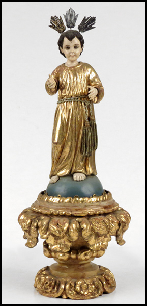 CONTINENTAL PARCEL GILT FIGURE