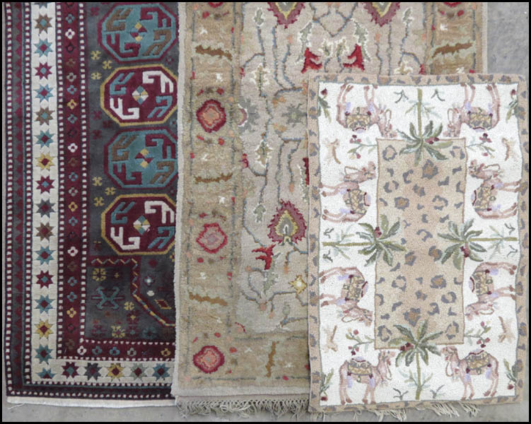 PERSIAN WOOL RUG Together with 1787a6