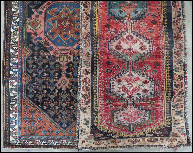 BAKHTIARI RUG. Together with a