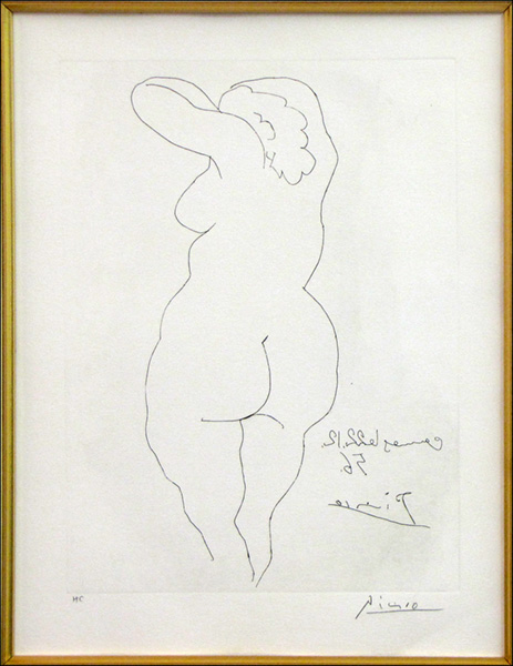 AFTER PABLO PICASSO FEMME VUE DE 1787f3