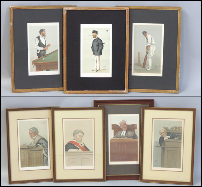 GROUP OF SEVEN ASSORTED FRAMED 17884c