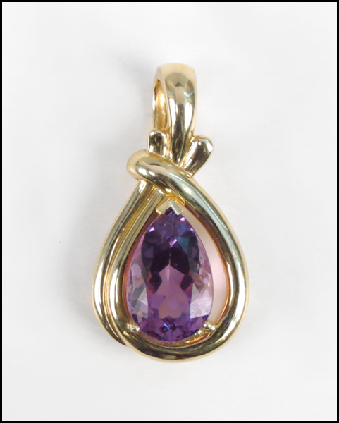 AMETHYST AND 14 KARAT YELLOW GOLD 1788c2