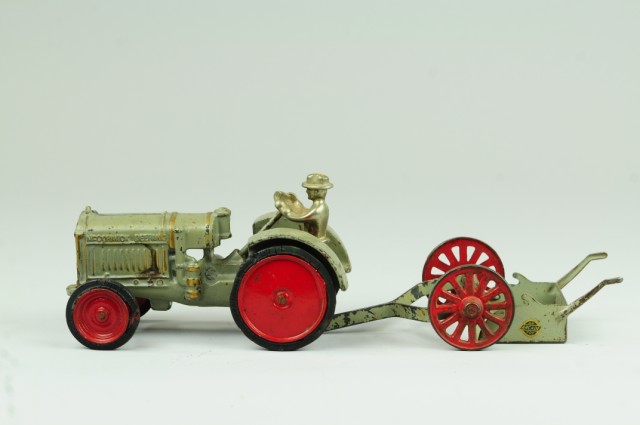 McCORMICK DEERING TRACTOR AND SCRAPER