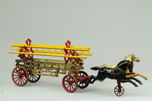 DENT LADDER WAGON Cast iron painted 178978