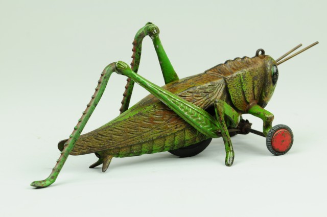 HUBLEY GRASSHOPPER PULL TOY Cast