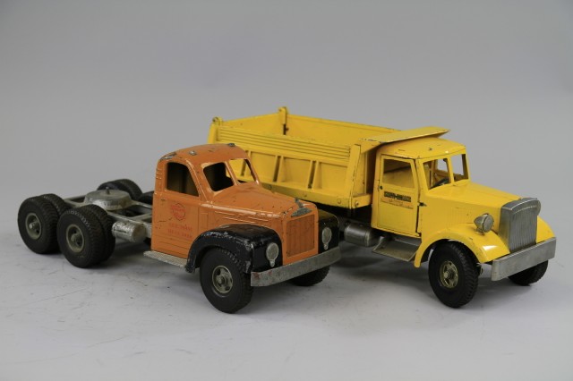 LOT OF TWO SMITH MILLER TOY TRUCKS