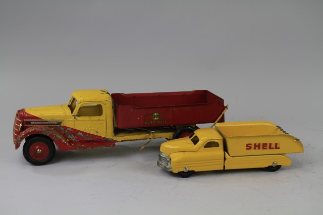 LOT OF TWO BUDDY L TRUCKS Includes