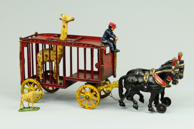 HUBLEY ROYAL CIRCUS GIRAFFE CAGE WAGON