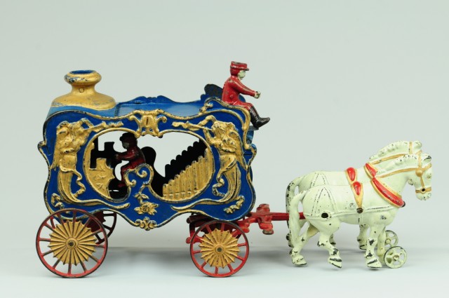 HUBLEY CALLIOPE CIRCUS WAGON C.