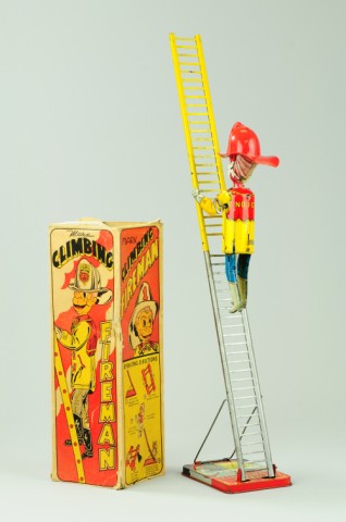 CLIMBING FIREMAN Marx boxed example 178a98