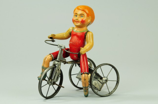 KIDDIE CYCLIST Lithographed tin 178a9d