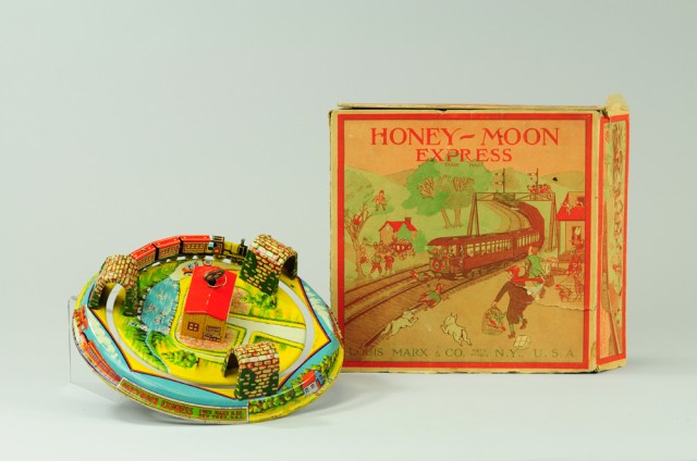 HONEYMOON EXPRESS WITH BOX Lithographed 178aae