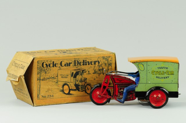 HOGE CYCLE CAR DELIVERY Lithographed 178acb