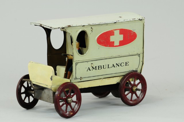 A.C. GILBERT AMBULANCE Lithographed