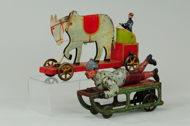 D P CLARK WHEELED TOYS Early pressed 178b08