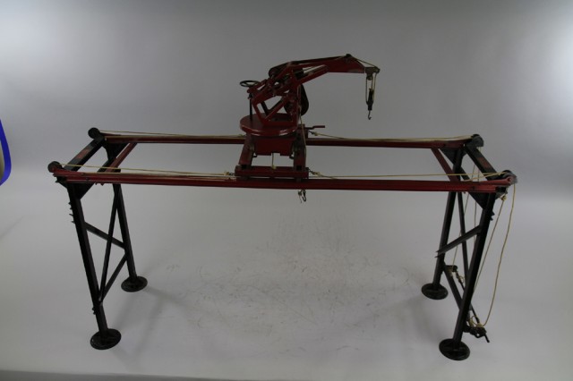 BUDDY L TRAVELING CRANE C. 1927 pressed