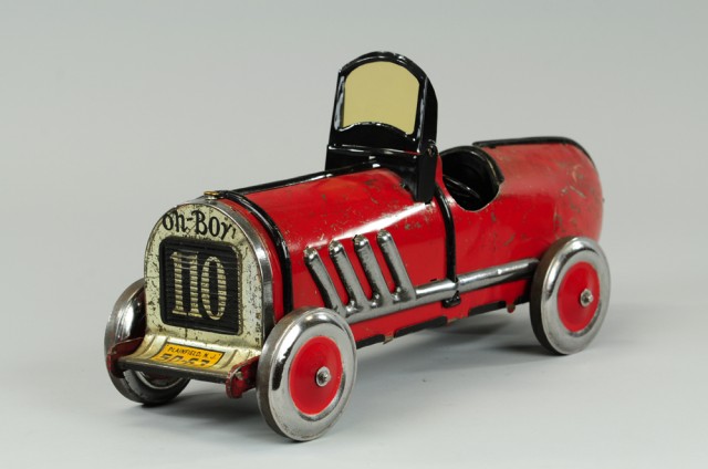 OH-BOY KIDDIE TOY RACER Lithographed