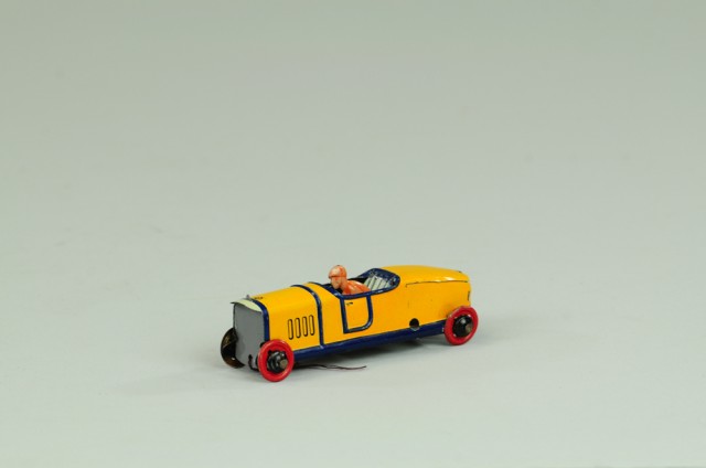 RACE CAR PENNY TOY Germany lithographed 178bda