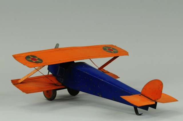 COR-COR BI-WING AIRPLANE C. 1926 pressed