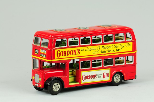 GORDON'S GIN BUS Japan lithographed