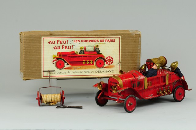 DELAHAYE BOXED FIRE ENGINE C. 1900 an