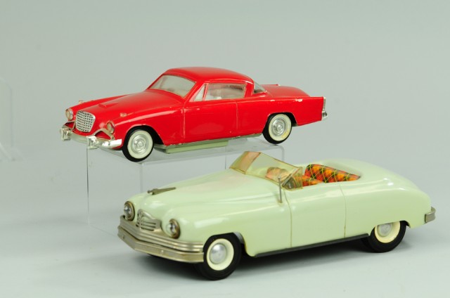 TWO PLASTIC BODY AUTOS USA Japan includes