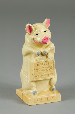THE WISE PIG STILL BANK Jessie 178cfb