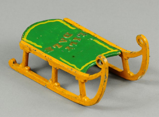 LILY DALE MINIATURE TOY SLED Stevens