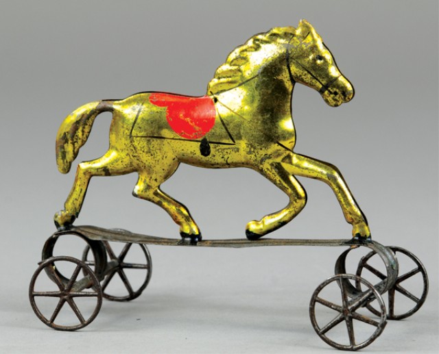 HORSE ON RIBBON PLATFORM C. 1880's