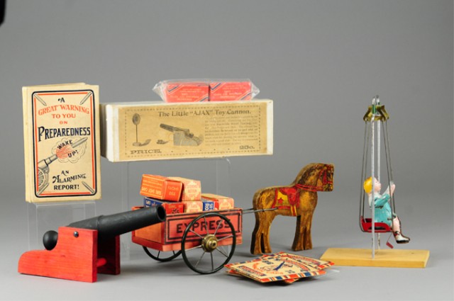 ASSORTED TOY LOT Includes horse drawn