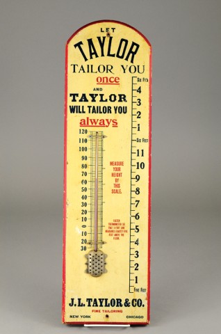 TAILOR ADVERTISING THERMOMETER J.L.